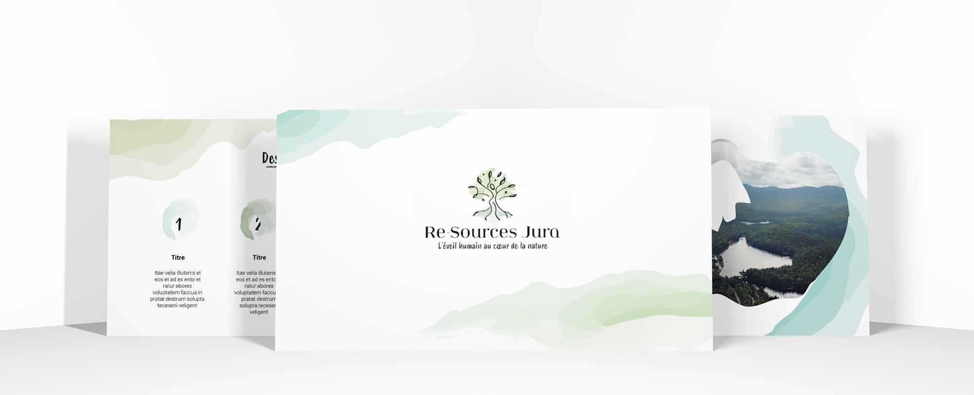 Création du logo Re-sources Jura - Propulse, agence créative